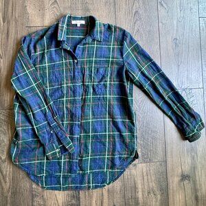 Madewell Plaid Flannel Ex-Boyfriend Shirt
